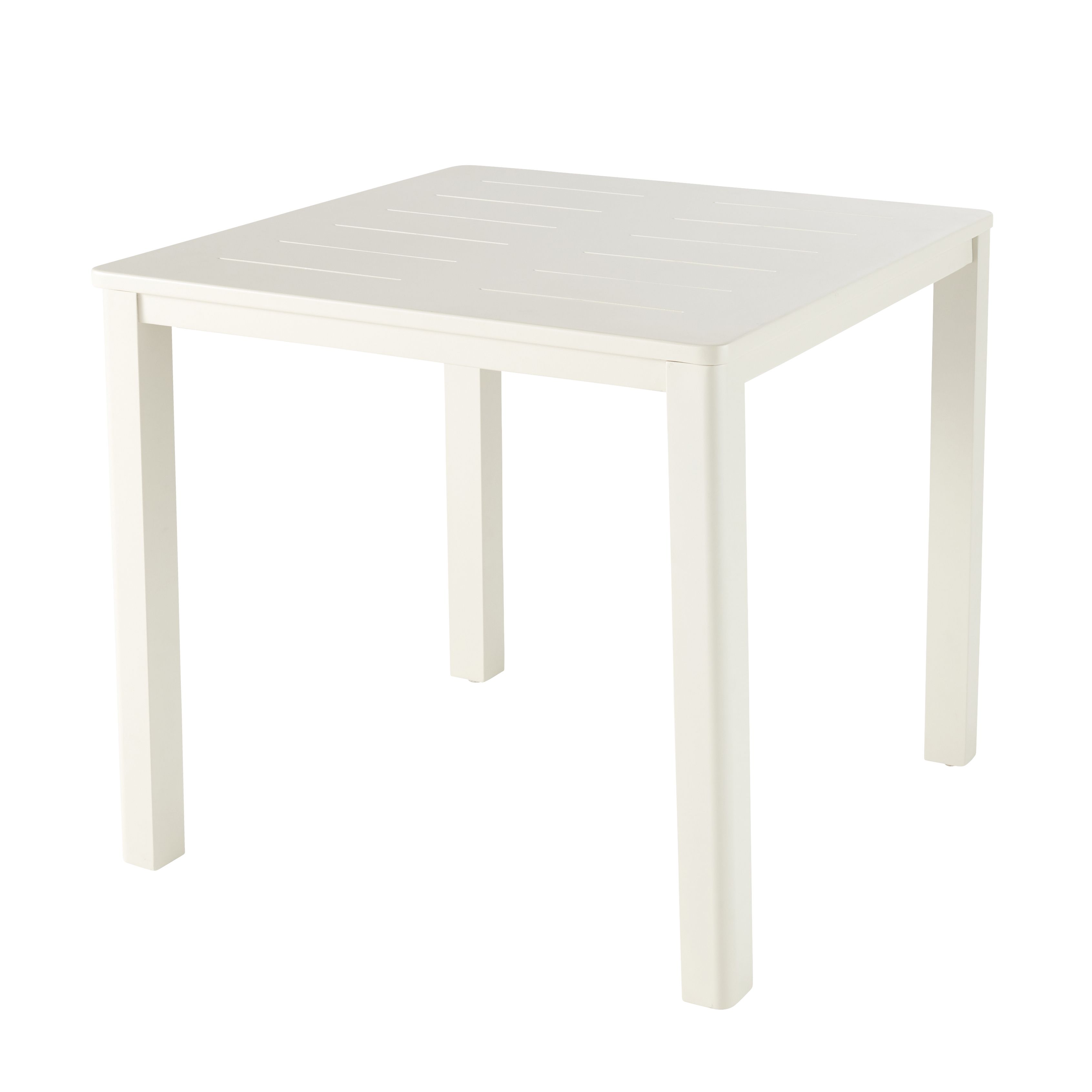 GoodHome Santorin Sand Metal 4 seater Table