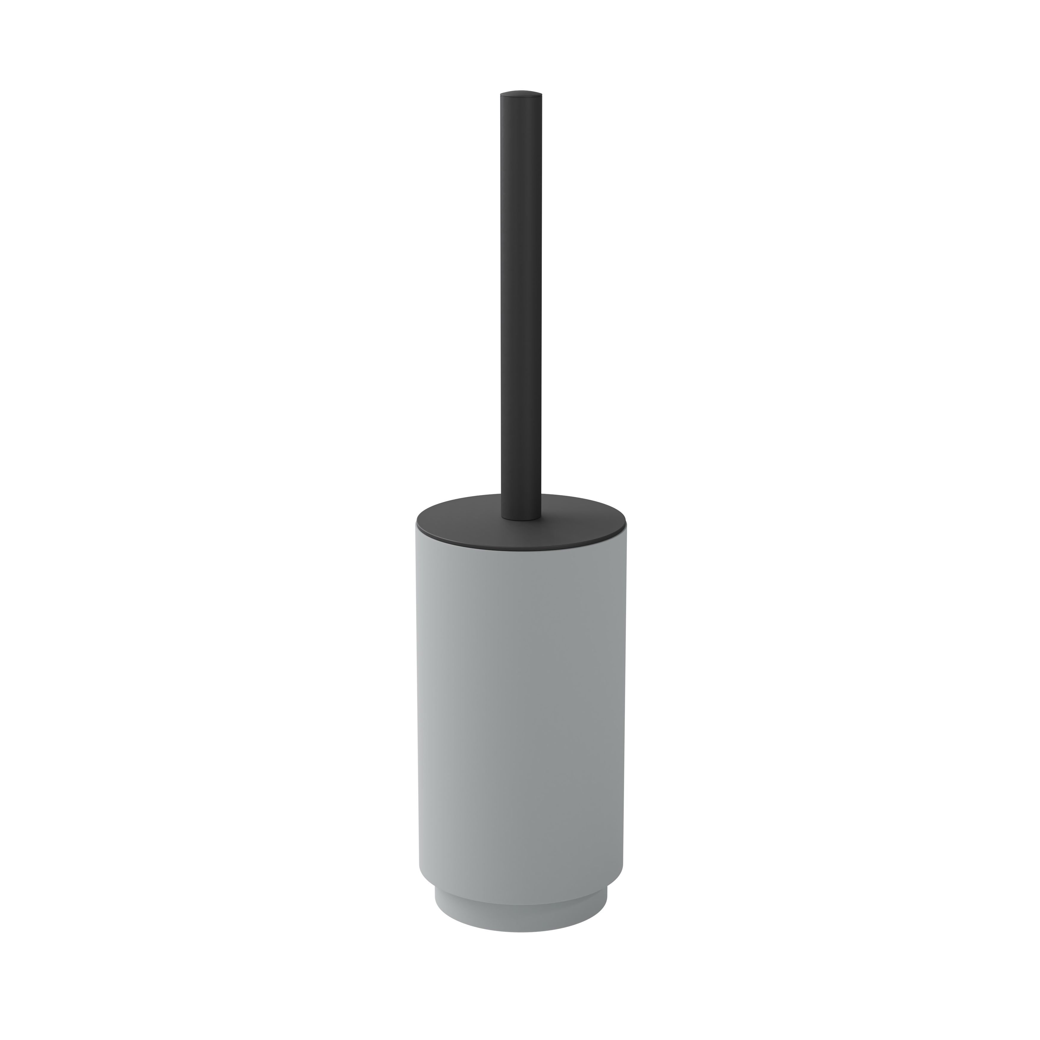 GoodHome Kina Grey Toilet brush & holder