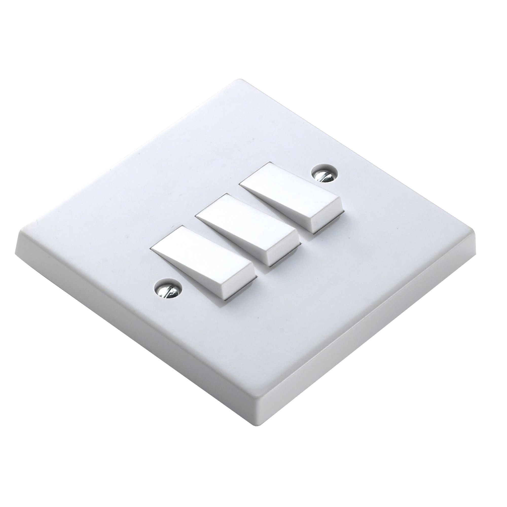 Pro Power 10A 2 way White Light Switch