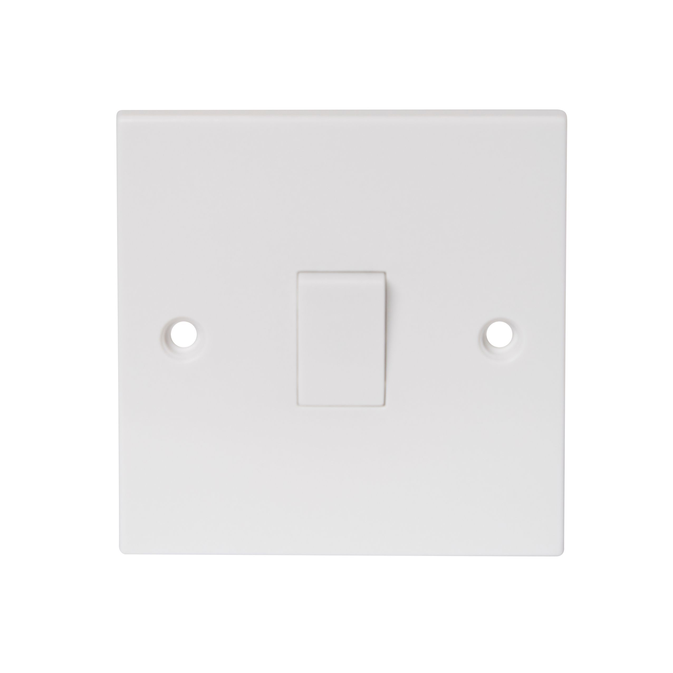 Power Pro 13A 1 way White Single Light Switch, Pack of 5