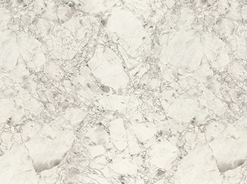 Splashwall Majestic Tuscan white Panel, (H)2420mm (W)585mm
