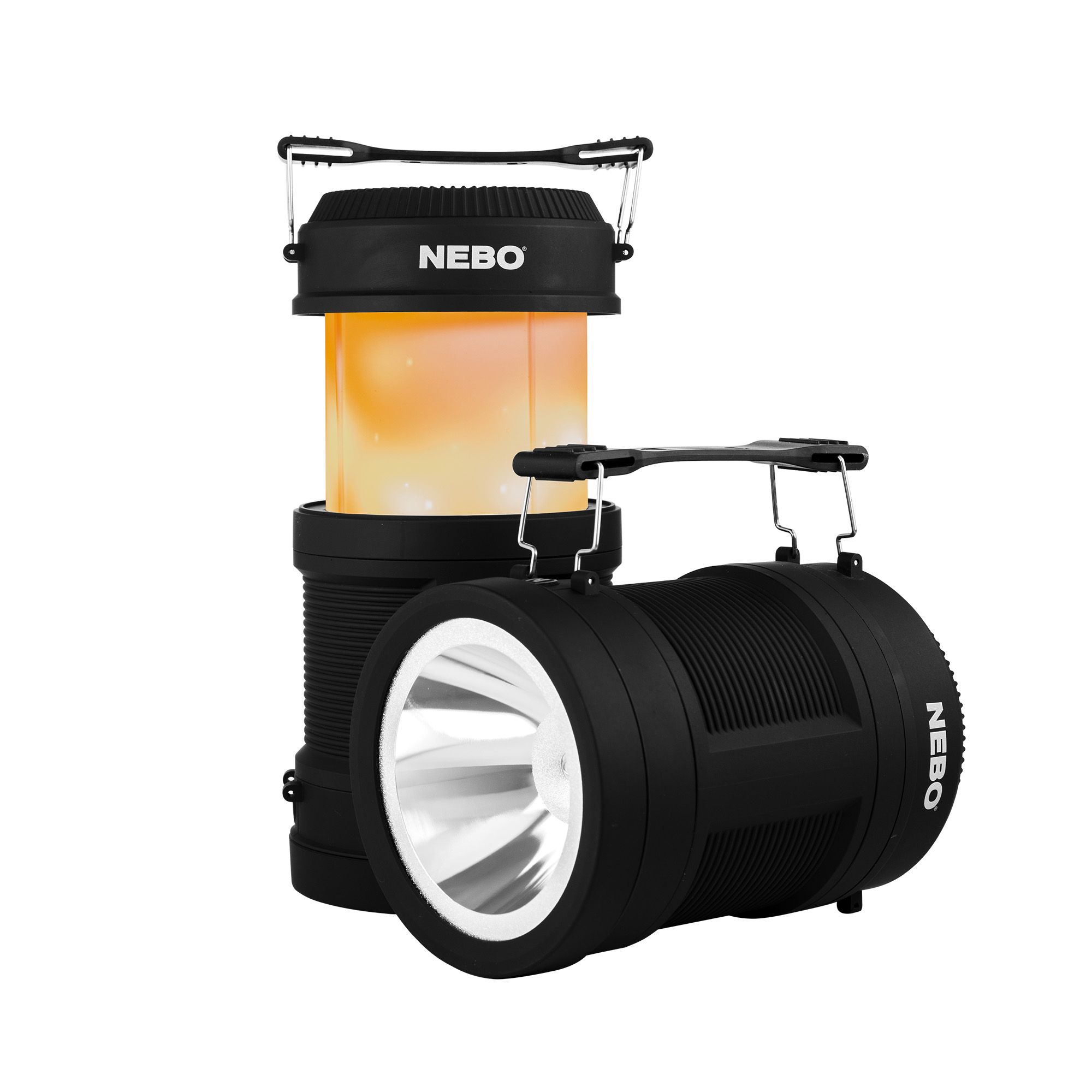 Nebo Big Poppy Black Battery-Powered Led 300Lm Lantern