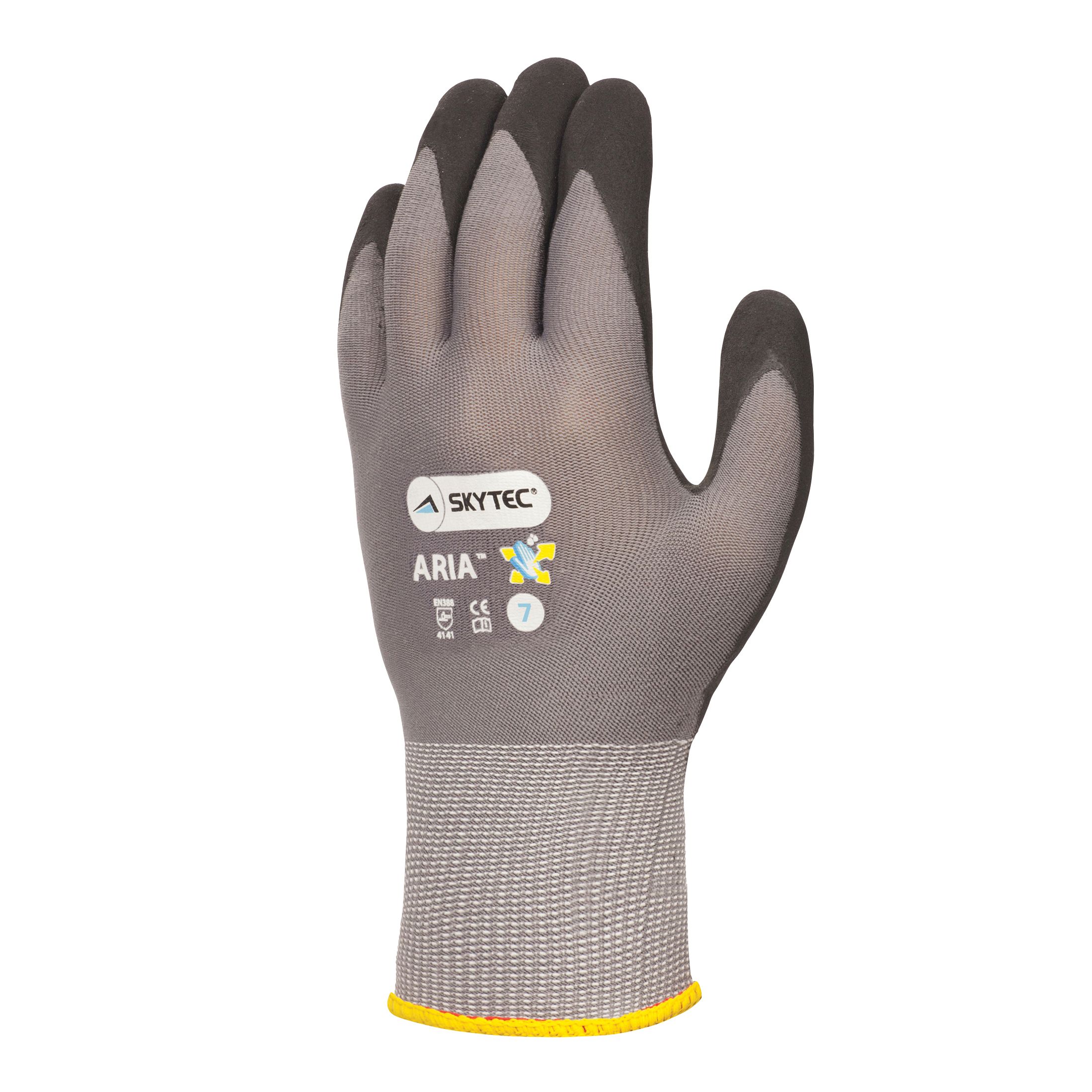 Skytec Nylon & nitrile foam Gloves, Small