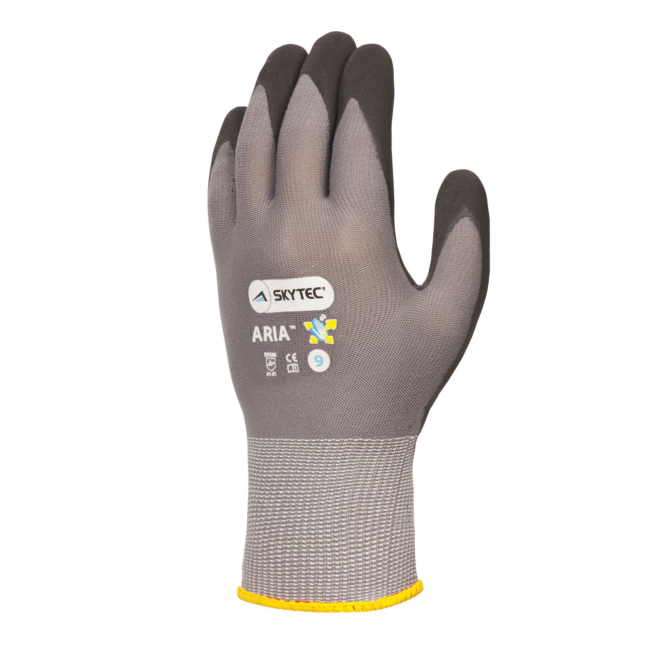 Skytec Nylon & nitrile foam Gloves, Large