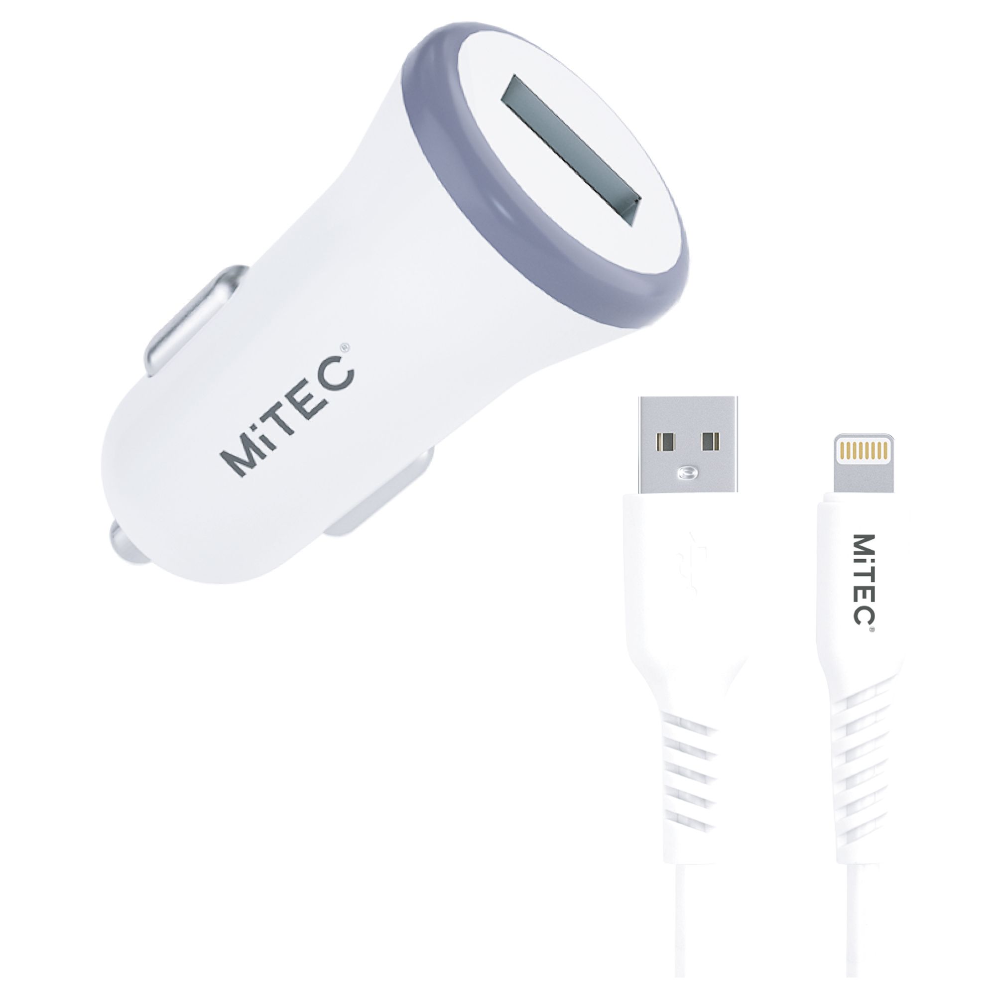 Mitec 2A Usb A Non-Biodegradable In-Car Charger