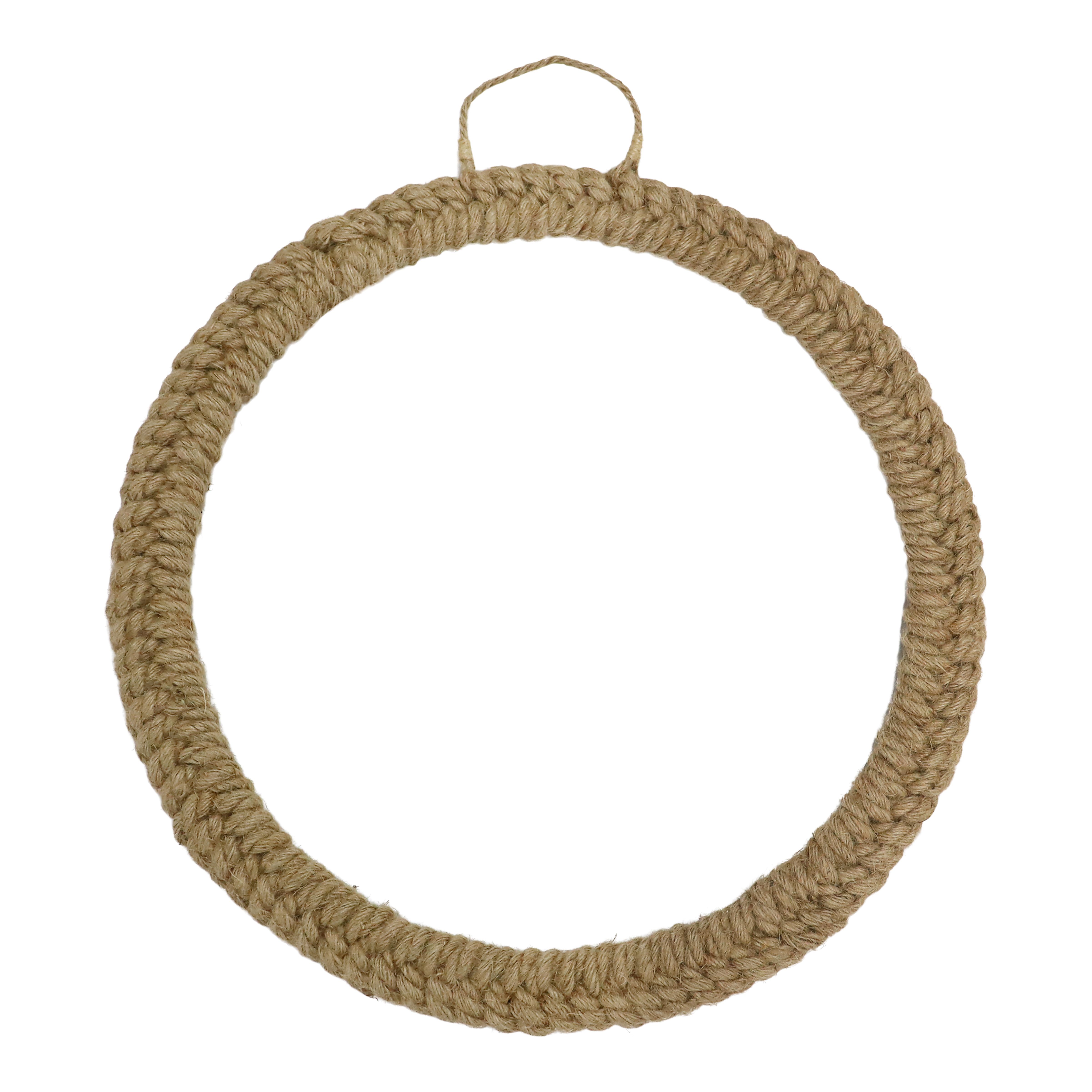 50cm Rope Christmas wreath - Natural