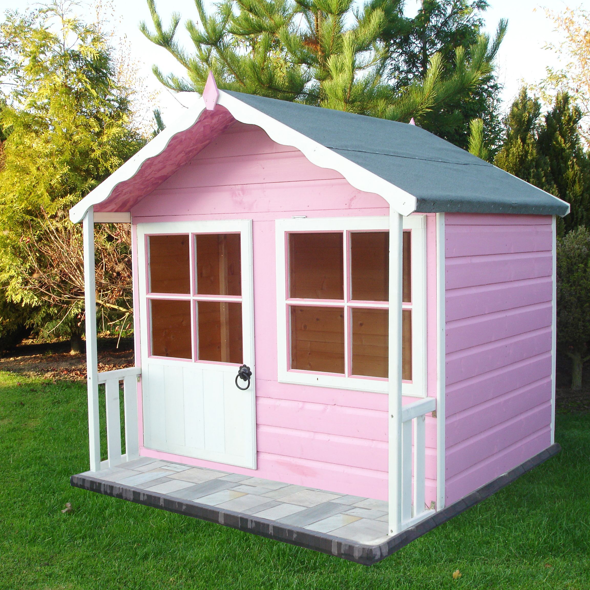 b&q playhouse plastic