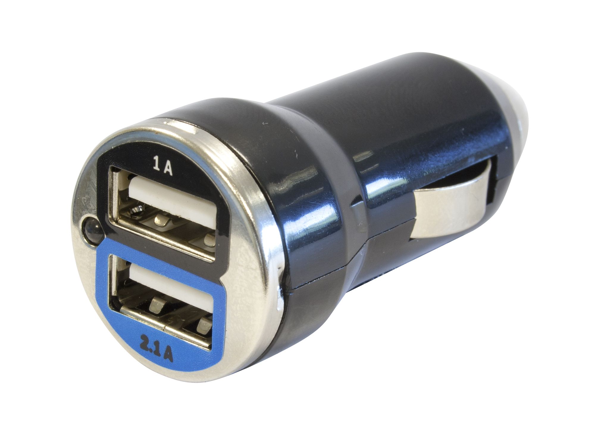 Diall Black 12V 2.1A In Car Double Usb Charger
