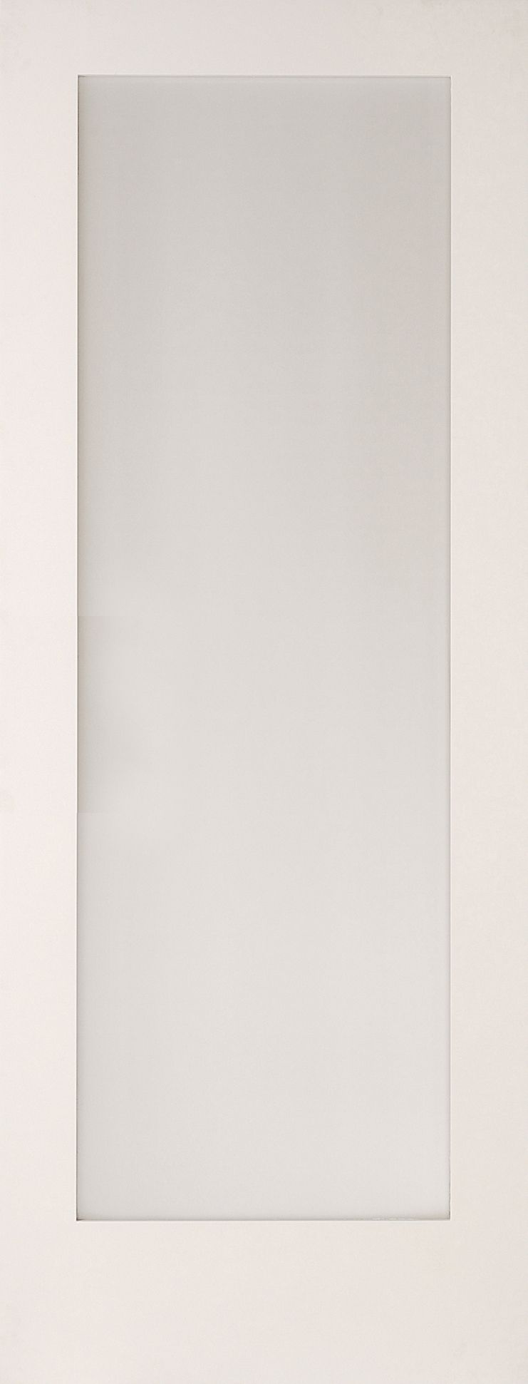 1 panel Shaker White Door, (H)1981mm (W)762mm