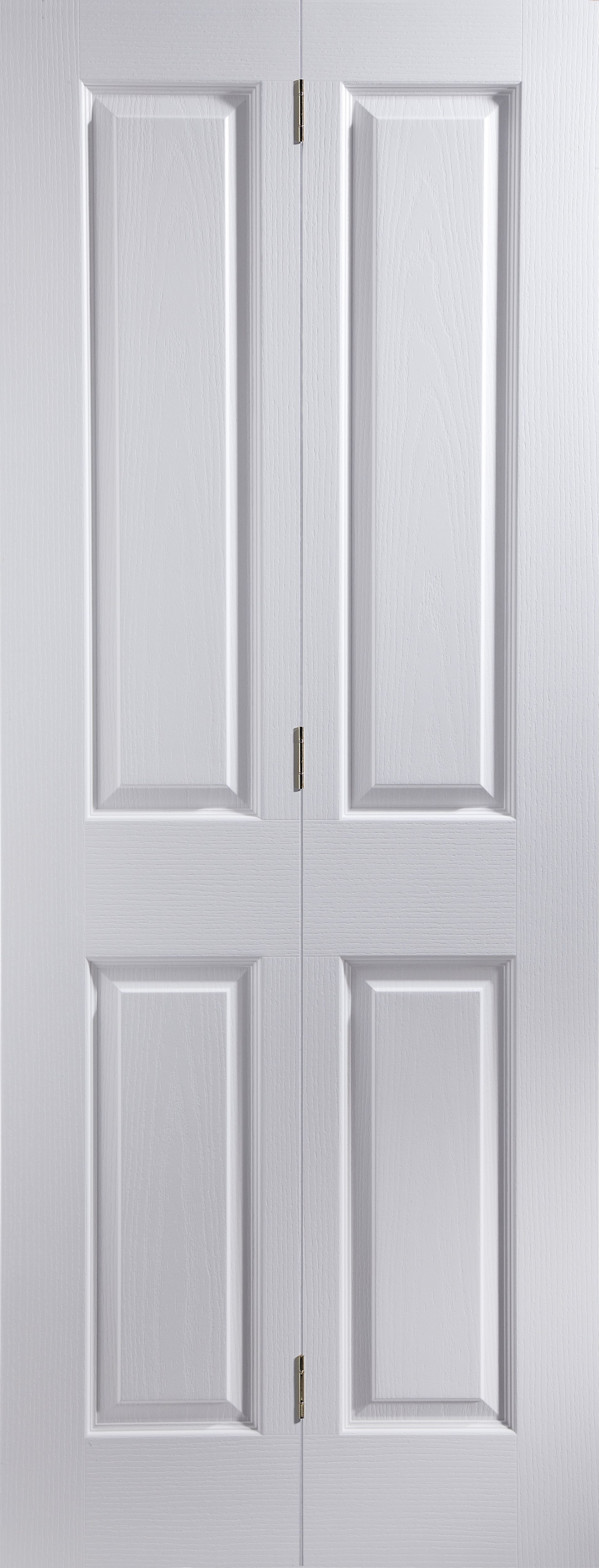 4 panel Primed Bi-fold Door set, (H)1950mm (W)826mm