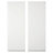 IT Kitchens Marletti Gloss White Wall corner Cabinet door (W)250mm (H)715mm (T)19mm, Set of 2