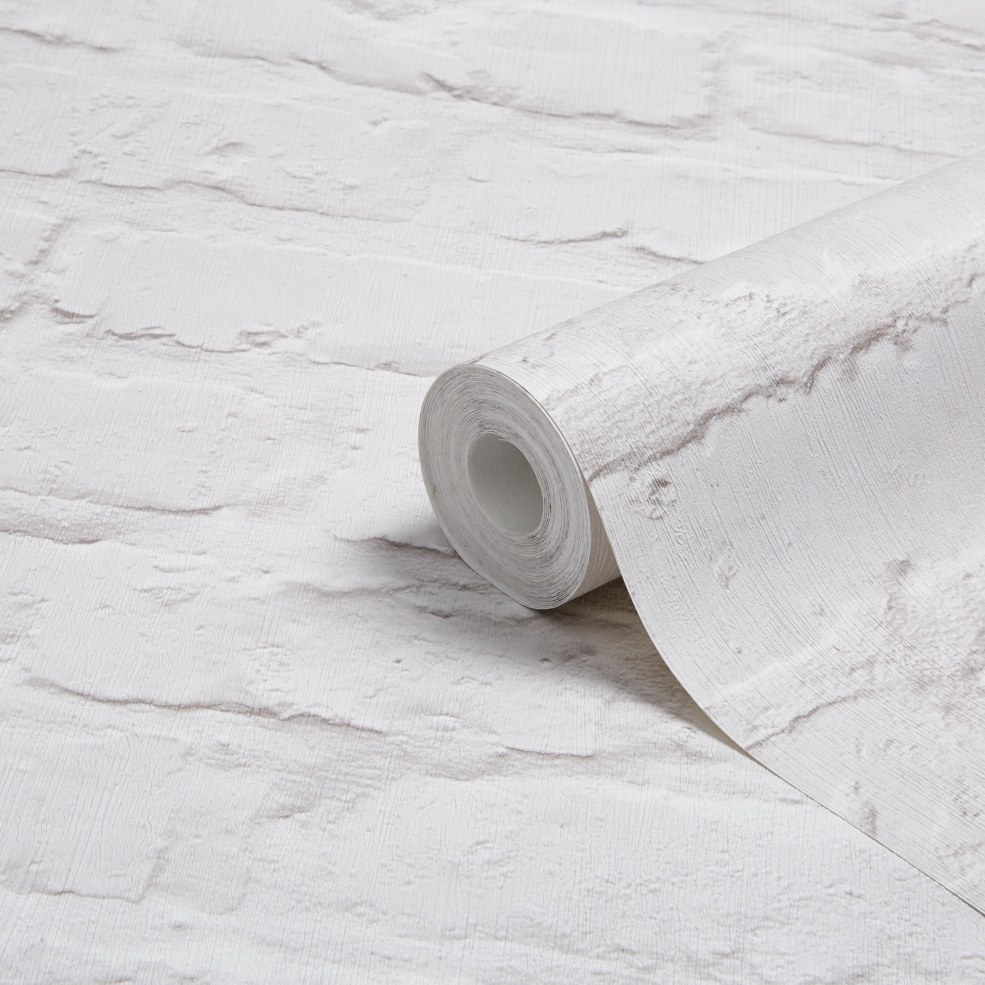 Colours White Painted brick Wallpaper