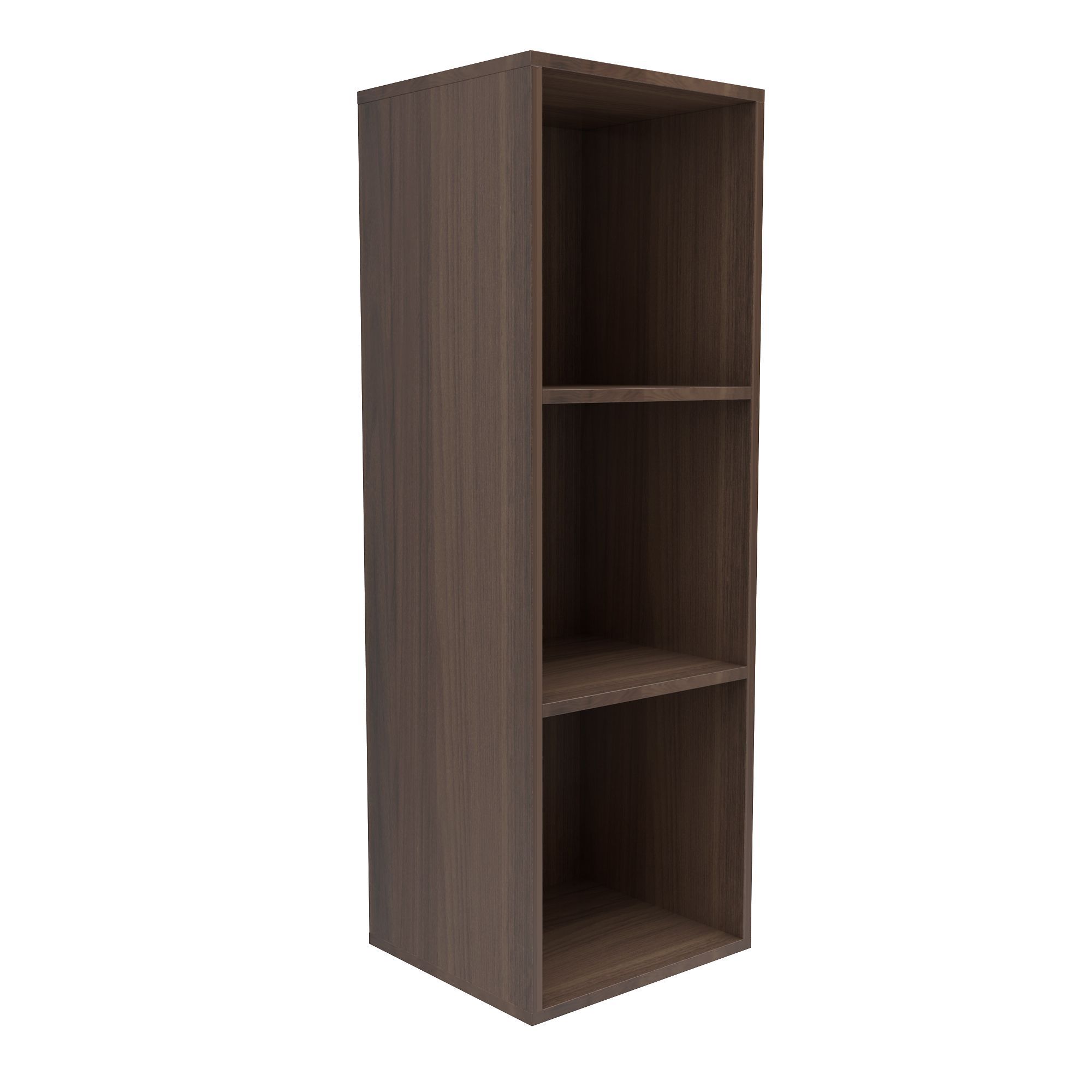 Form Konnect Walnut effect Freestanding Cube Shelving unit, (H)1032mm (W)352mm