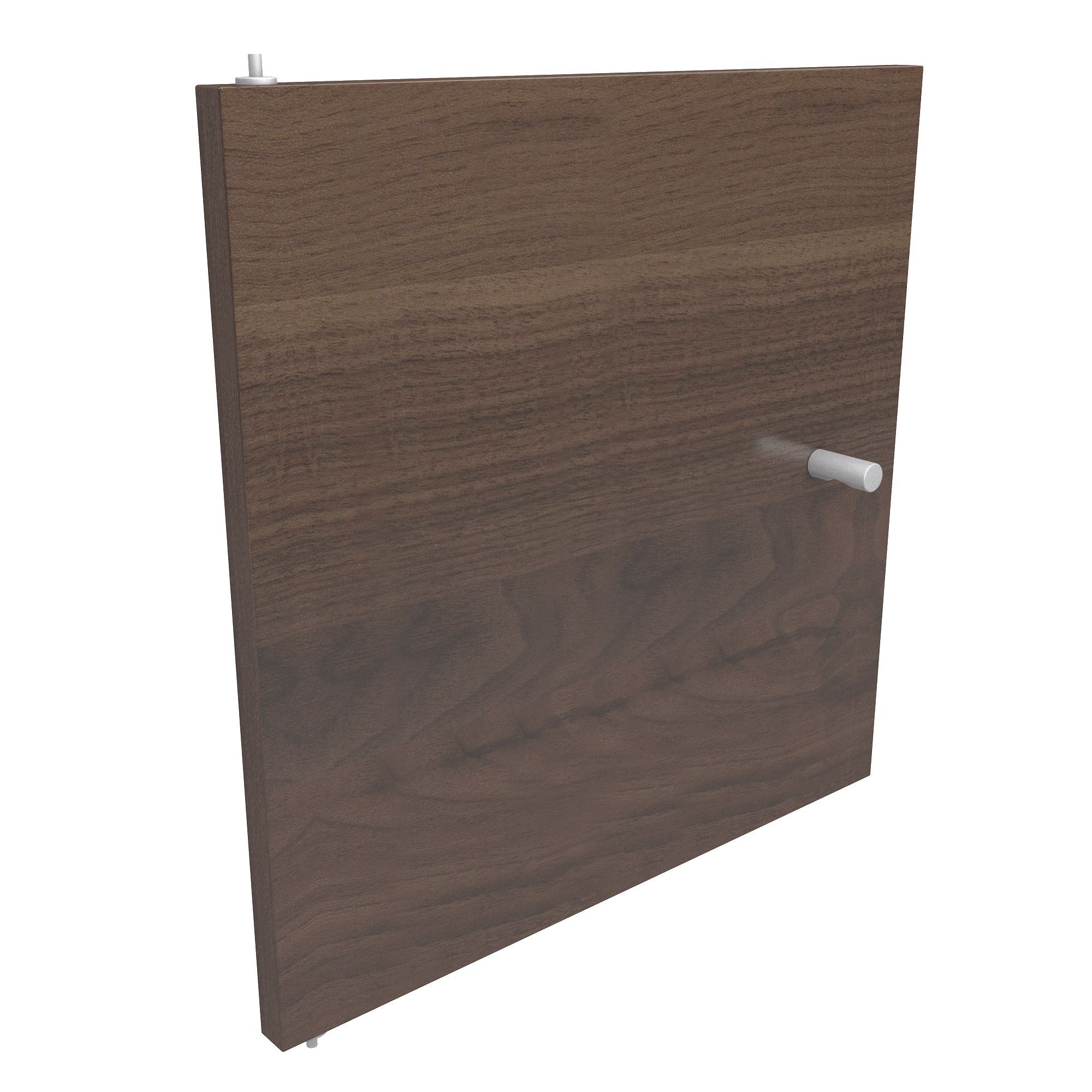 Form Konnect Walnut effect Chipboard Cabinet door (H)322mm (W)322mm