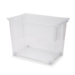 555 Kaze Clear 63L Plastic XXL Stackable Storage box