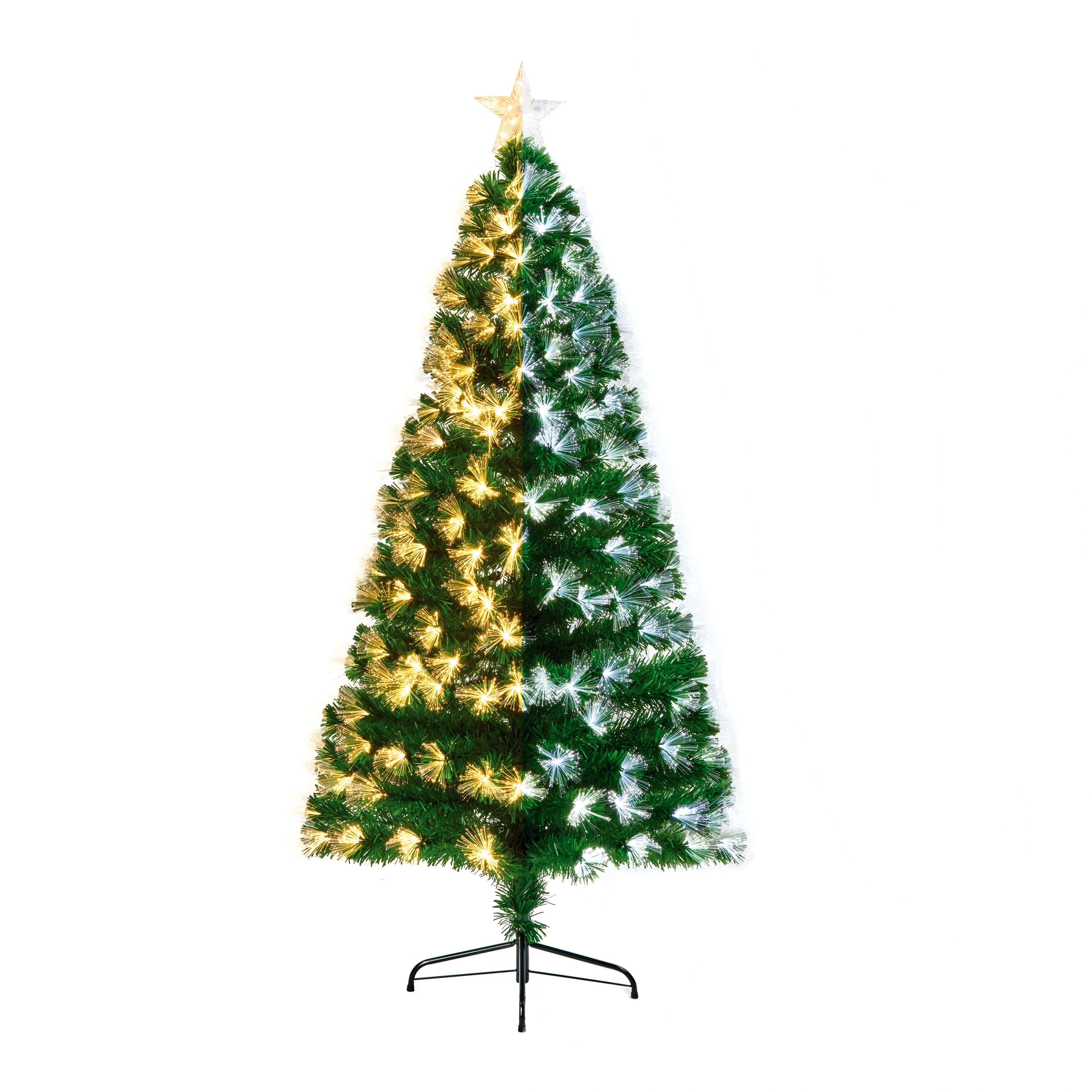 5ft Full Colour changing LED Pre-lit Fibre optic christmas tree - 3