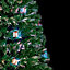 5ft Multicolour LED Present Pre-lit Fibre optic christmas tree