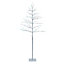5ft White Pre-lit Colour changing LED Berry Christmas berry tree