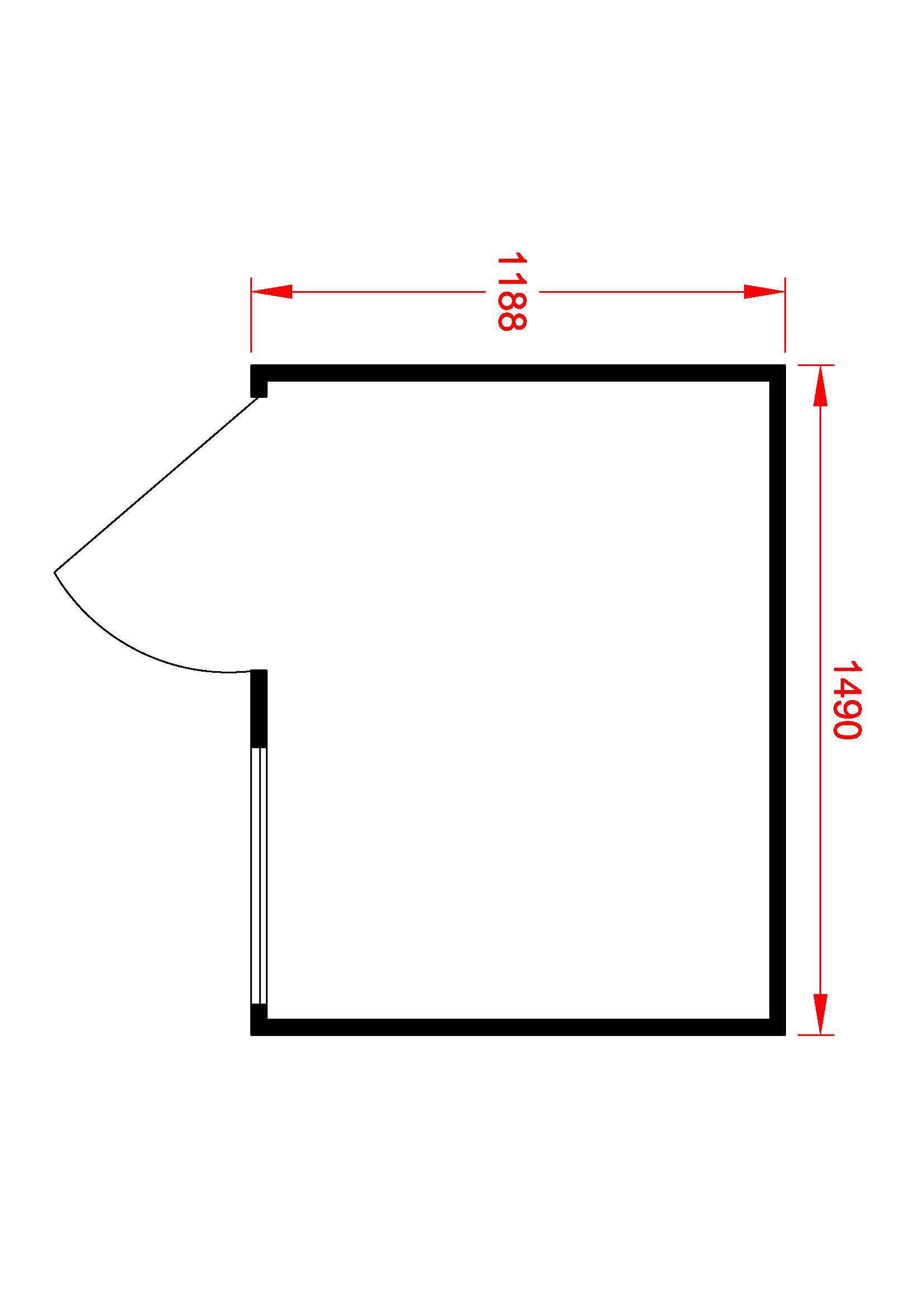 5x4 Whitewood pine Playhouse Assembly service included - 9