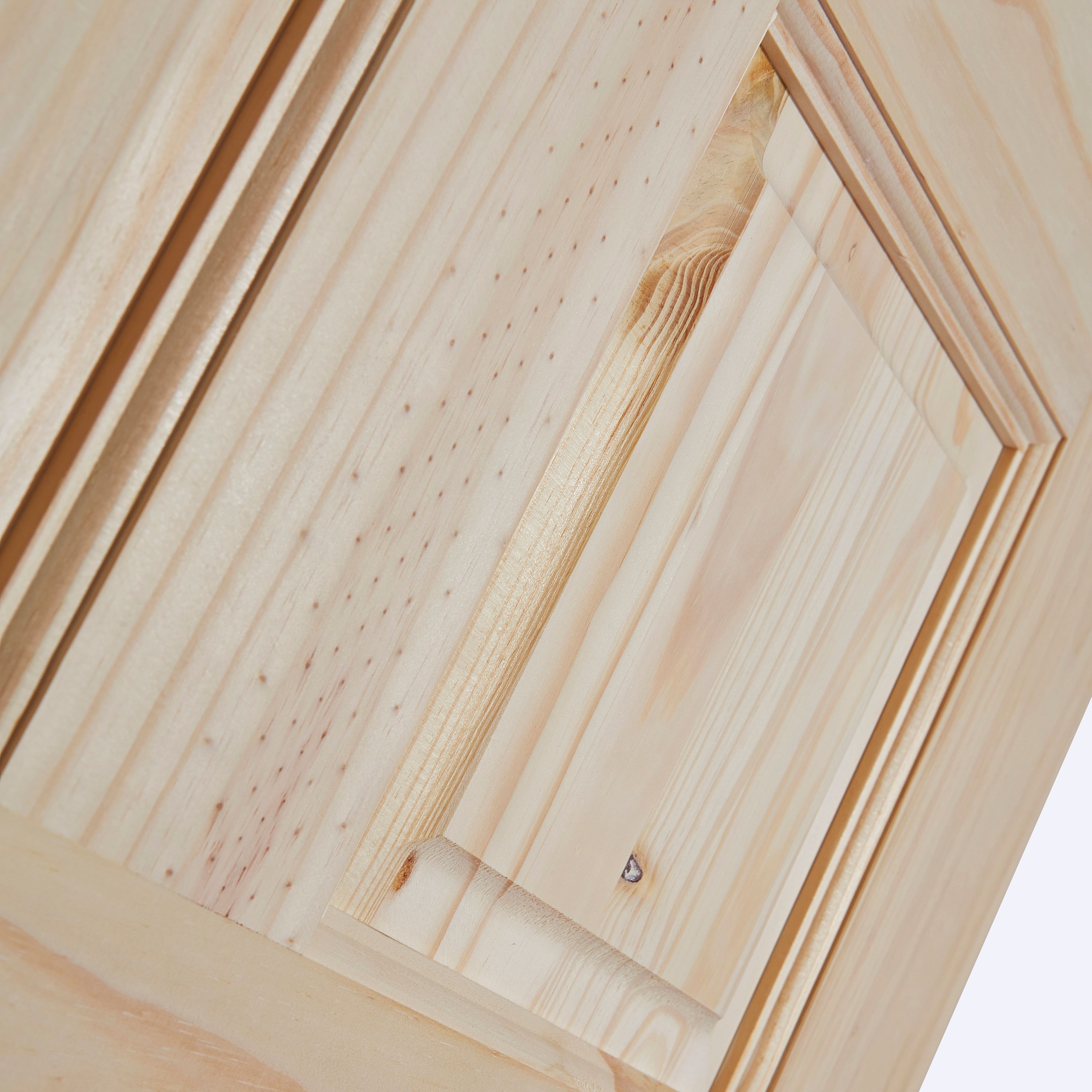 6 panel Clanrye Unglazed Victorian Internal Knotty pine Door, (H)1981mm (W)762mm (T)44mm