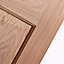 6 panel Patterned Glazed Internal Door, (H)1981mm (W)838mm (T)35mm