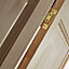 6 panel Unglazed Clear pine Internal Bi-fold Door set, (H)1950mm (W)750mm