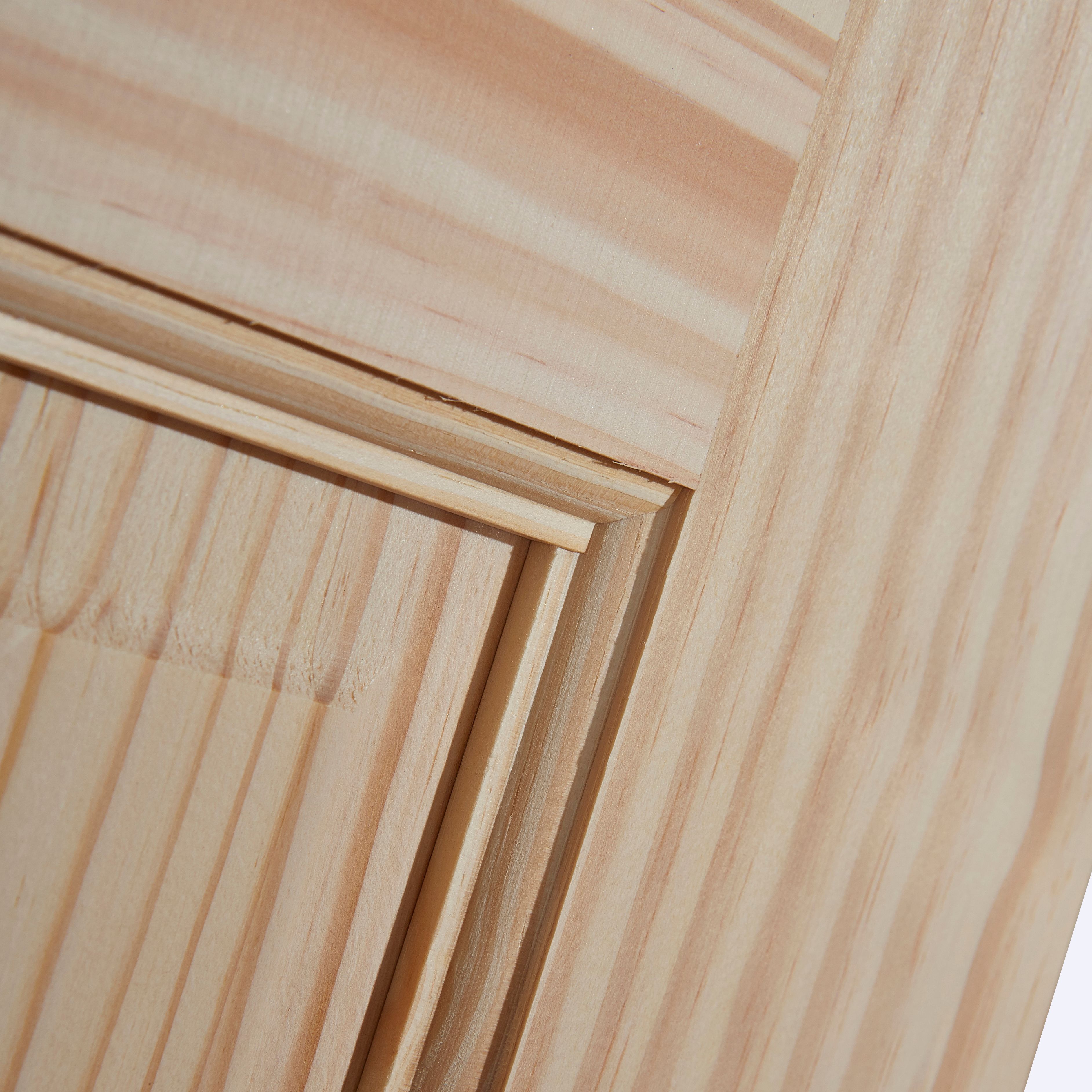 6 panel Unglazed Victorian Pine veneer Internal Clear pine Door, (H)1981mm (W)838mm (T)35mm