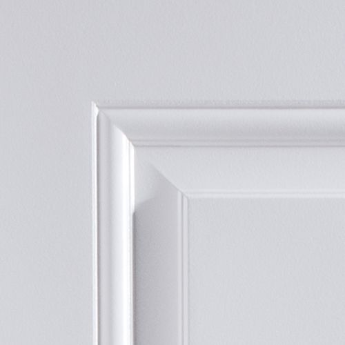 6 panel Unglazed White Internal Door H 2040mm W 826mm T 40mm