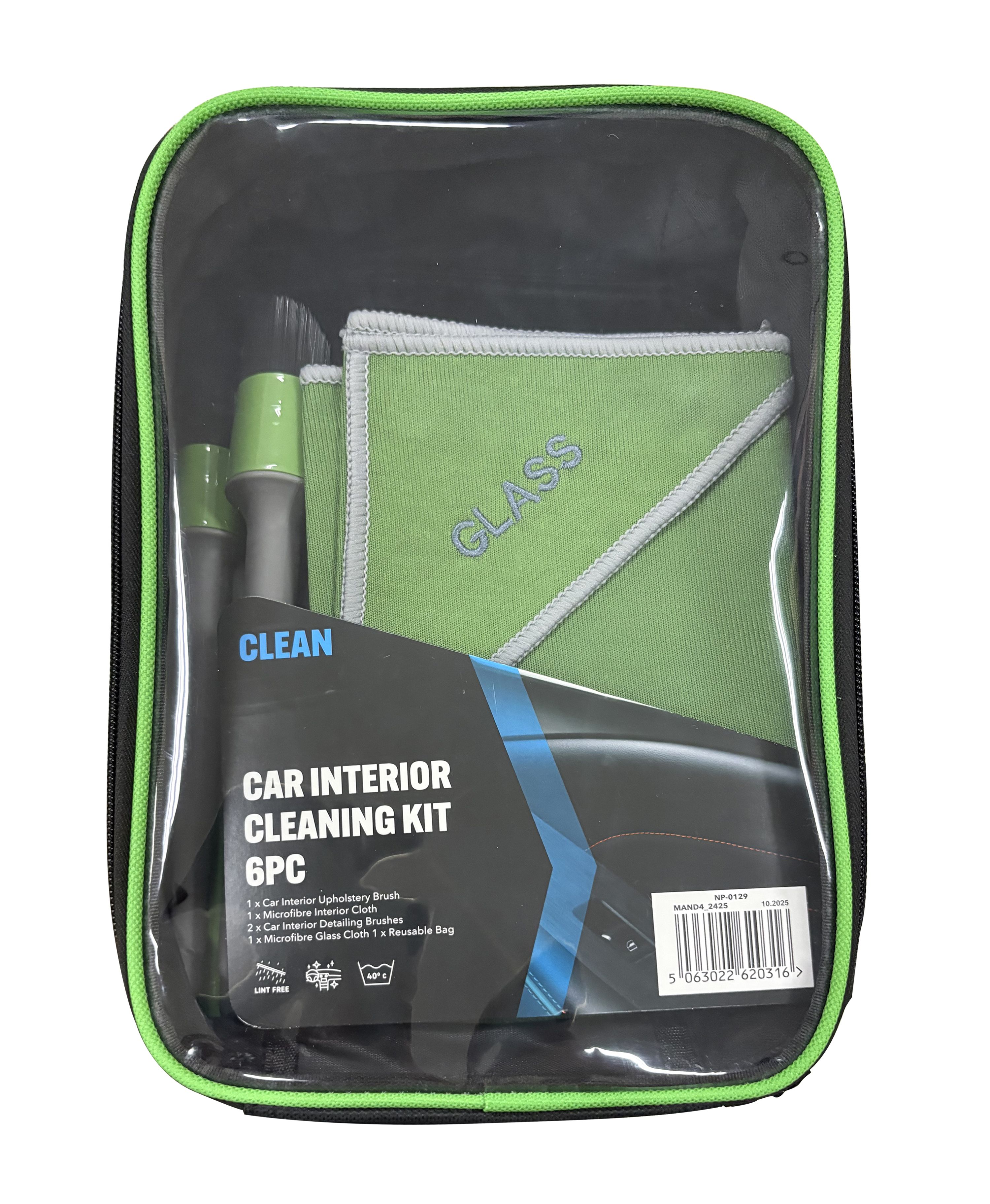 6 piece Car cleaning kit