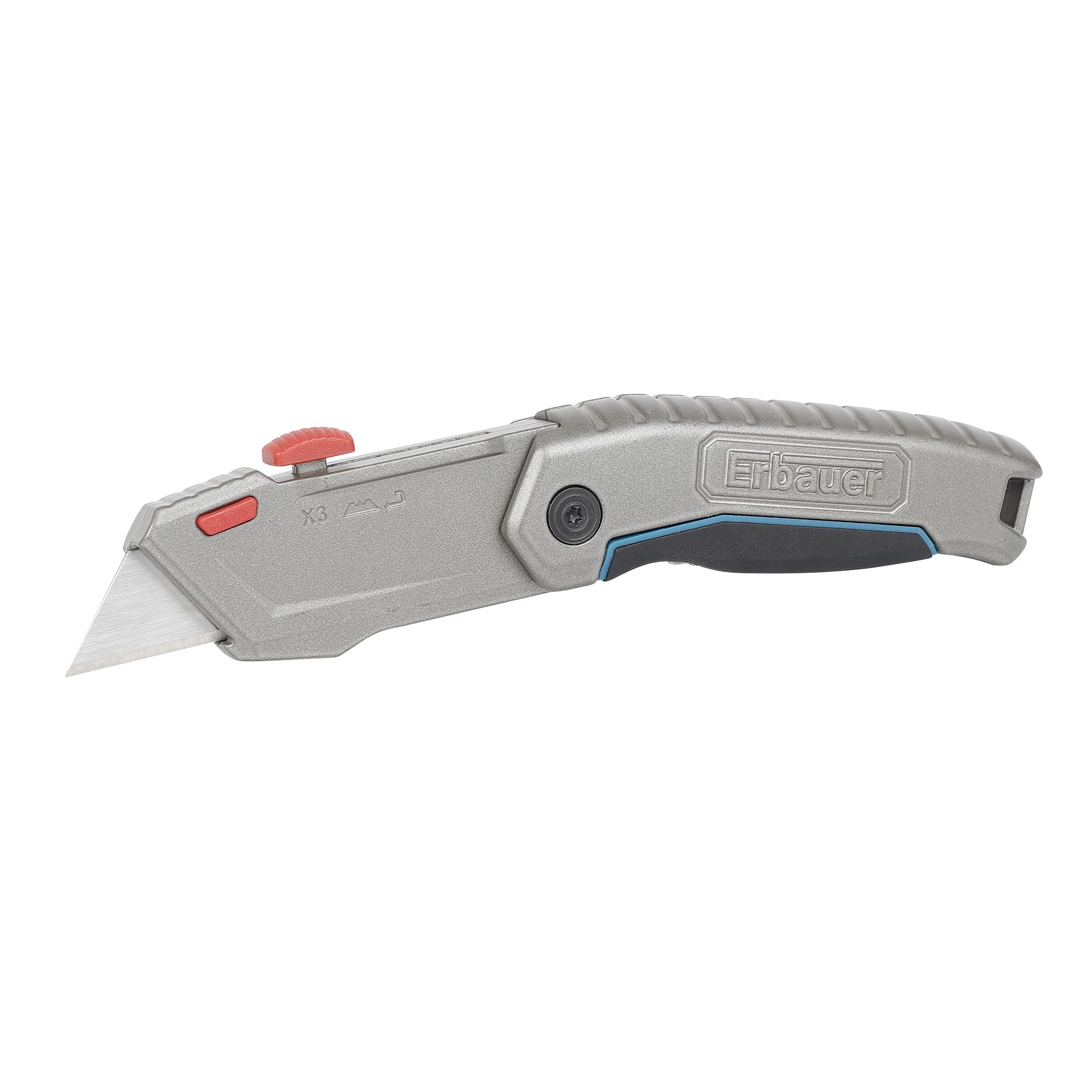 61mm Carbon steel Grey Foldable Retractable knife