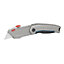 61mm Carbon steel Grey Foldable Retractable knife