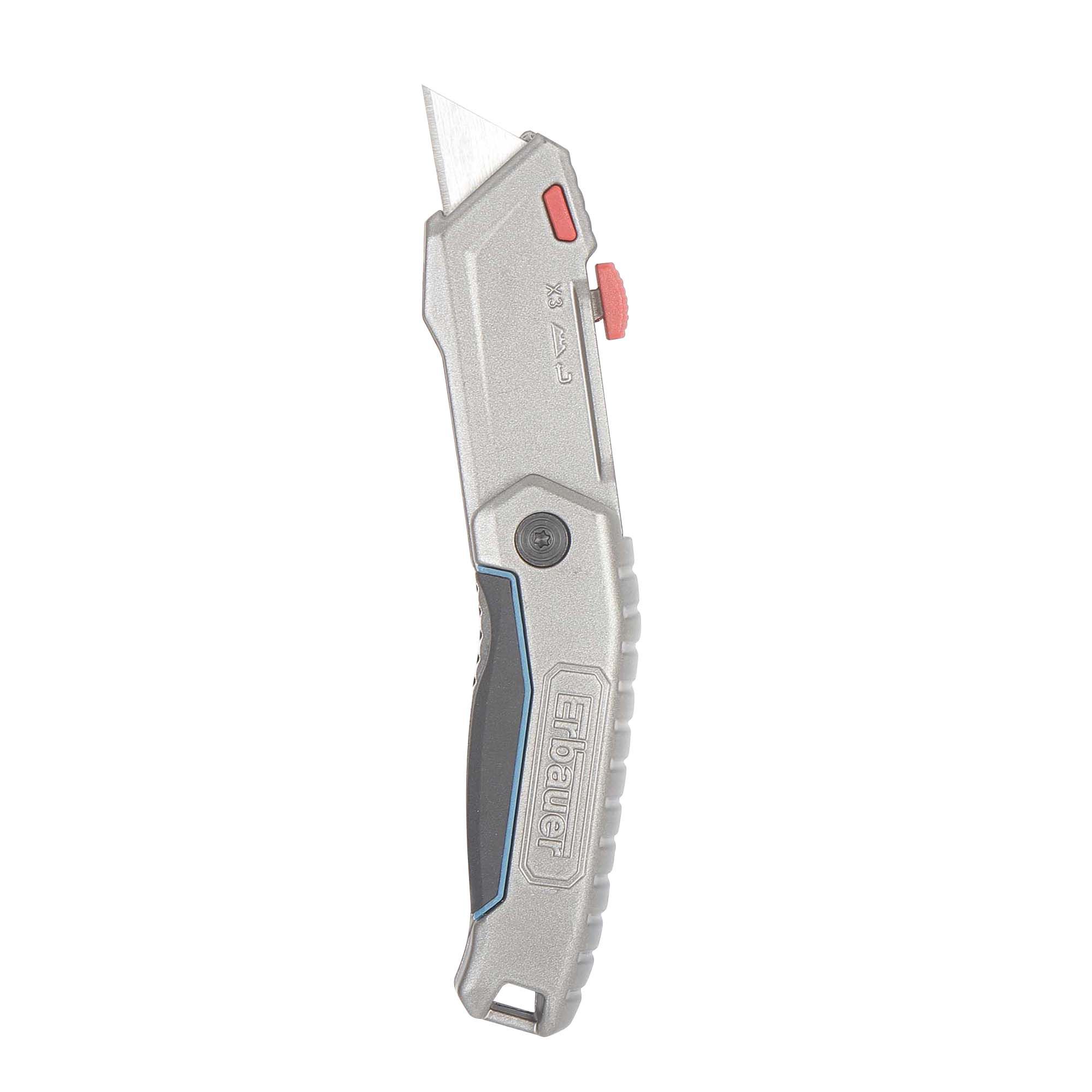 61mm Carbon steel Grey Foldable Retractable knife