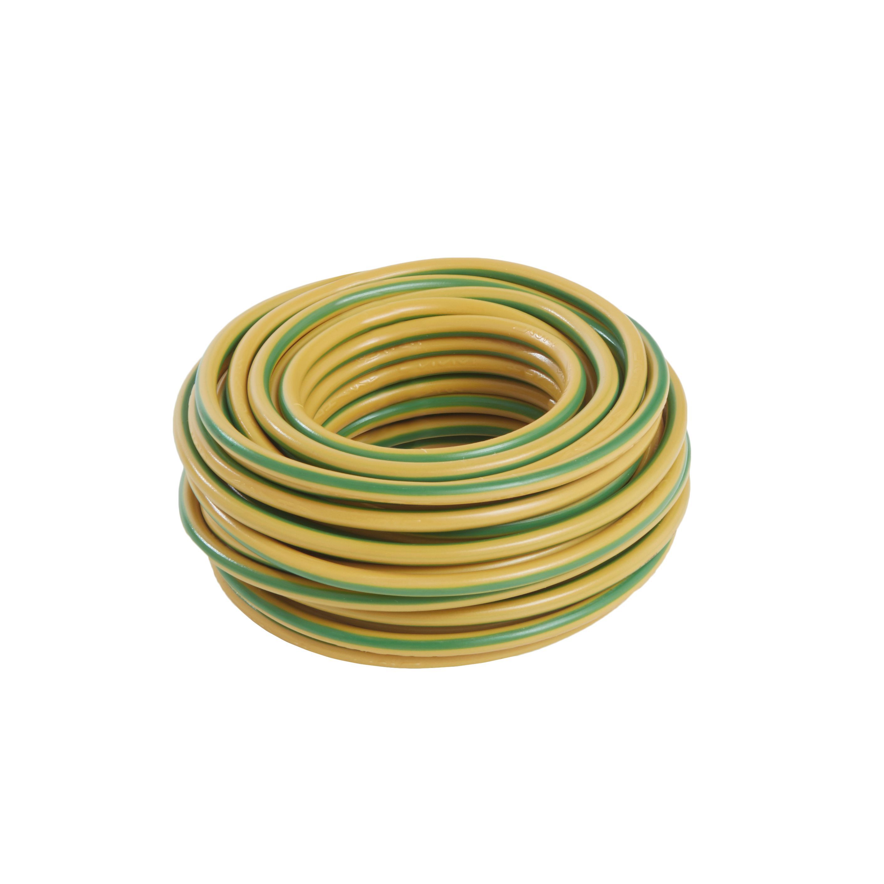 Earth Green Yellow 10mm Single Core 6491X Cable Wire Wiring Bonding