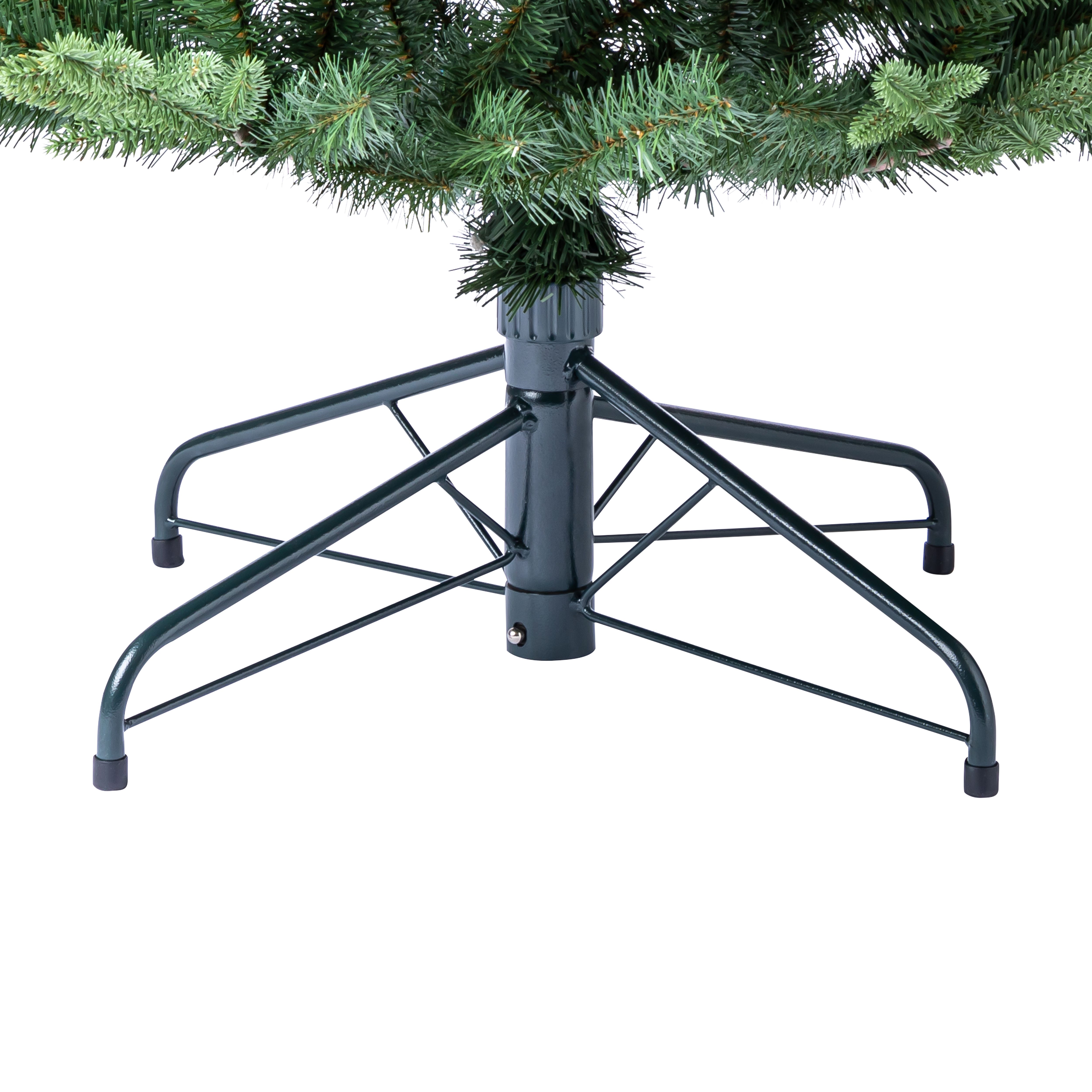 6ft Falera Natural Green Hinged Full Artificial christmas tree - 4