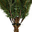 6ft Falera Natural looking Green Hinged Full Artificial Christmas tree