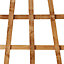 6ft Fan Pine Trellis panel (W)66cm x (H)183cm