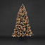 6ft Full Fairview Warm white LED Berry & pine cone Pre-lit Artificial Christmas tree
