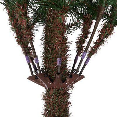 6ft Glenshee Spruce Green Hinged Full Artificial Christmas tree - 3