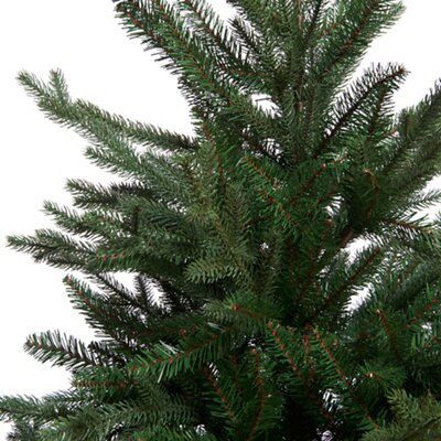 6ft Glenshee Spruce Green Hinged Full Artificial Christmas tree - 4