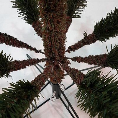 6ft Glenwood Spruce Green Hinged Full Artificial Christmas tree