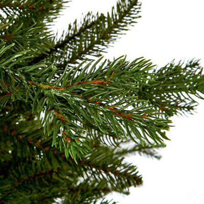 6ft Glenwood Spruce Green Hinged Full Artificial Christmas tree