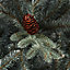 6ft Jura Mint tipped with pinecones Artificial Christmas tree