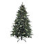 6ft Jura Natural looking Pinecone Mint green Glitter effect Hinged Full Artificial Christmas tree