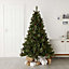 6ft Kaluga Pine Green Hinged Full Artificial Christmas tree