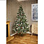 6ft New Jersey Spruce Green Hinged Full Artificial Christmas tree
