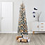6ft Olan Snowy Pre-lit Artificial Christmas tree