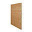 6ft Pine Trellis panel, Pack of 3 (W)122cm x (H)183cm
