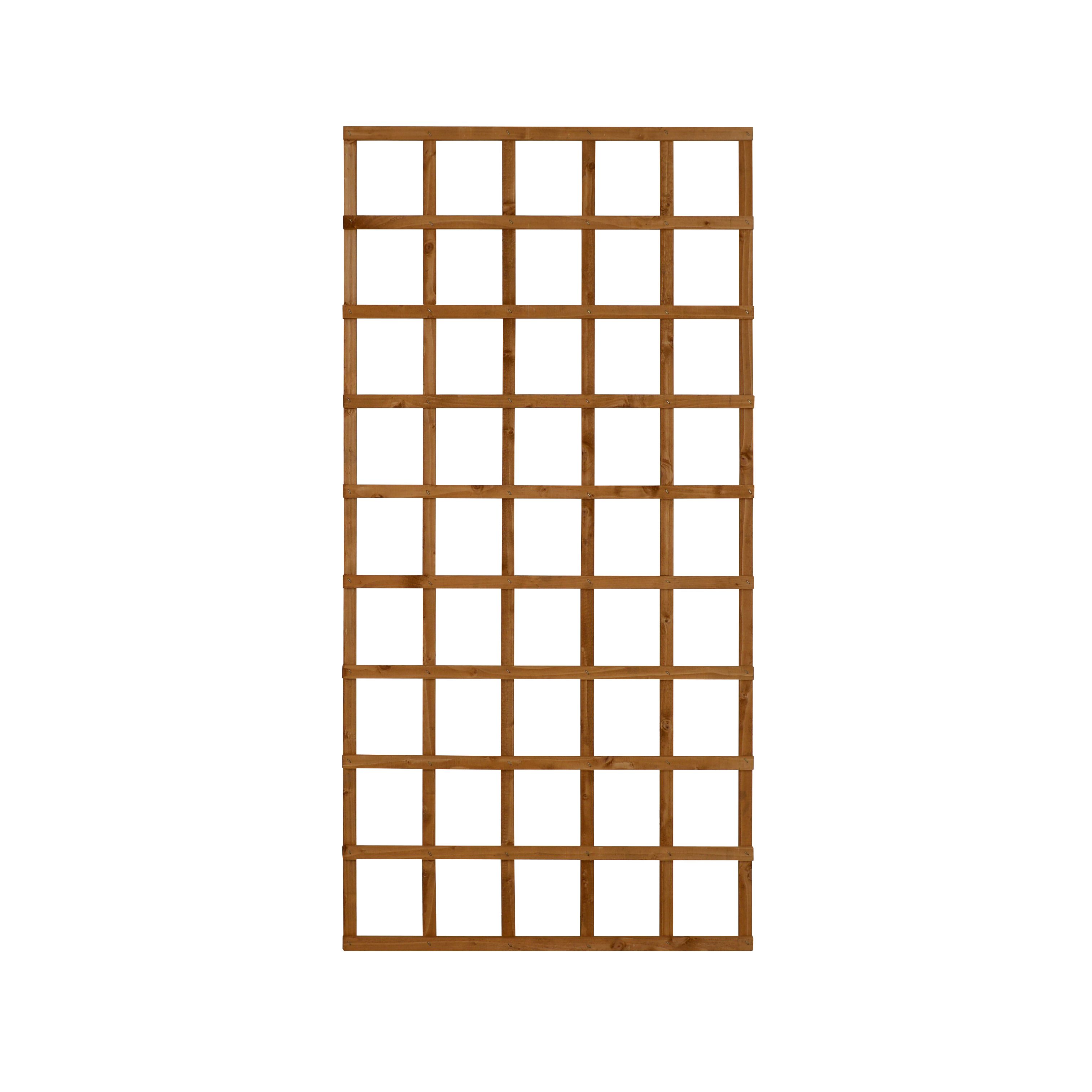 6ft Pine Trellis panel, Pack of 3 (W)91cm x (H)183cm DIY at B&Q