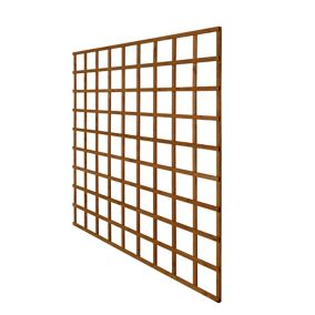 6ft Pine Trellis panel, Pack of 4 (W)183cm x (H)183cm