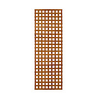 6ft Pine Trellis panel, Pack of 4 (W)63cm x (H)183cm